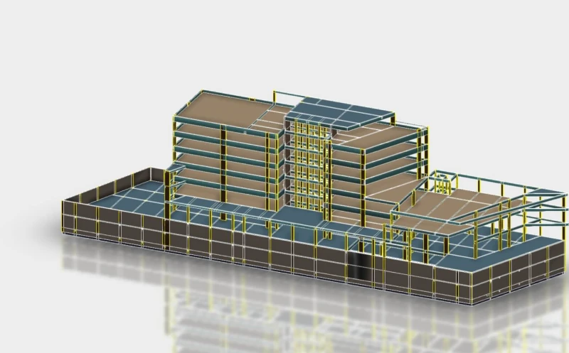 Projeto estrutural edifício comercial